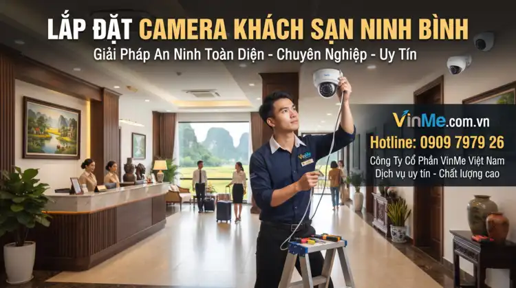 Lắp đặt camera khách sạn ninh bình chuyên nghiệp