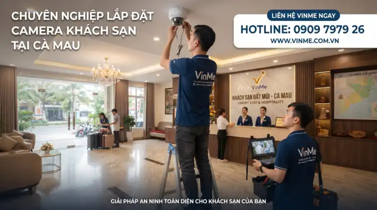 chuyên lắp đặt camera giám sát khách sạn tại Cà Mau