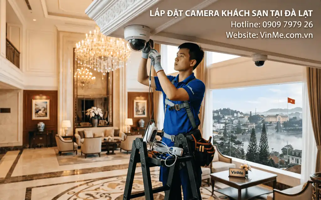 lắp đặt camera khách sạn tại đà lạt chuyên nghiệp nhất