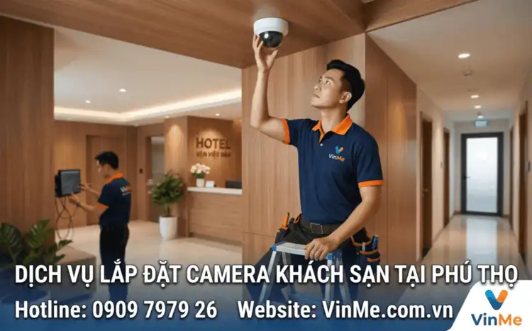 Lắp đặt camera khách sạn tại phú thọ chuyên nghiệp