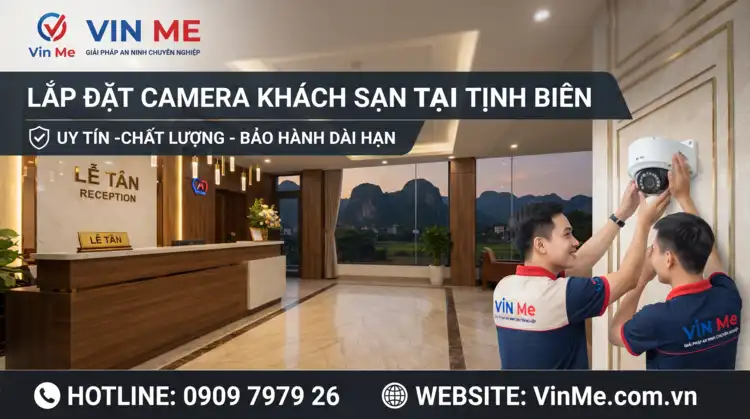 lắp đặt camera khách sạn Tịnh Biên chuyên nghiệp