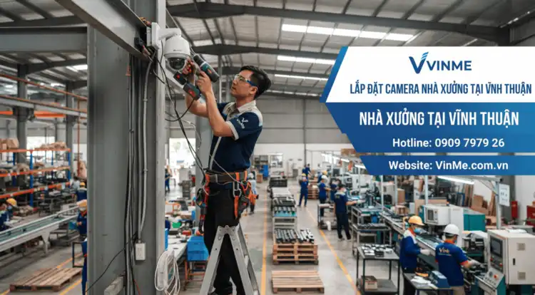 lắp đặt camera nhà xưởng tại Vĩnh Thuận chuyên nghiệp