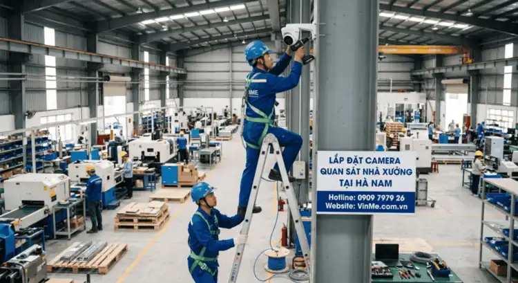 Lắp đặt camera quan sát nhà xưởng hà nam chuyên nghiệp