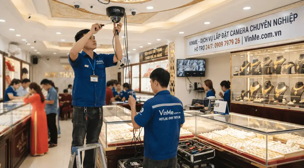 chuyên lắp đặt camera tiệm vàng tại Thanh Khê
