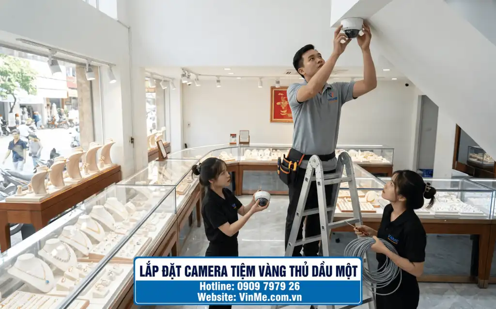 chuyên lắp đặt camera tiệm vàng tại thủ dầu một