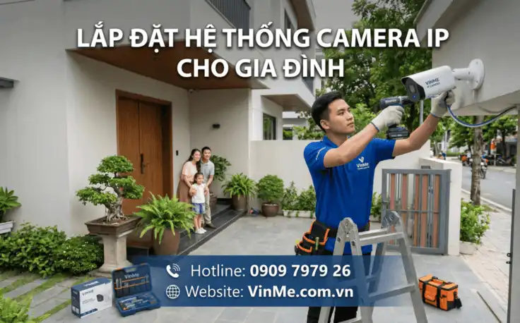chuyên lắp đặt hệ thống camera ip cho gia đình