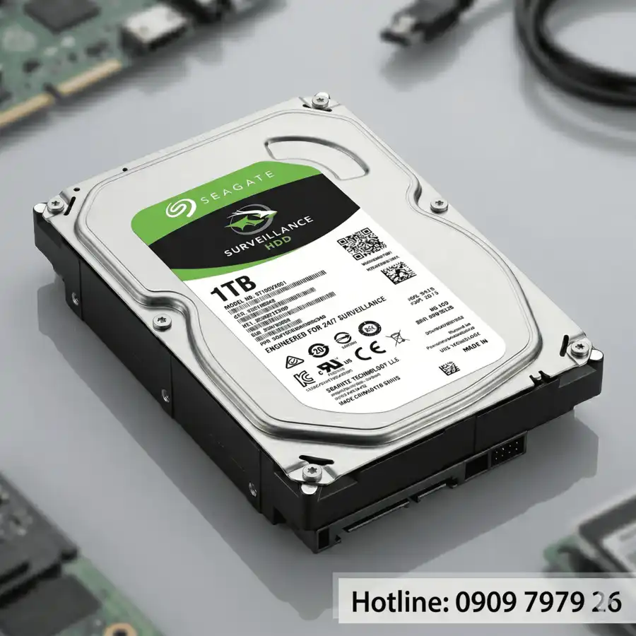 Ổ cứng camera 1tb seagate chính hãng giá rẻ
