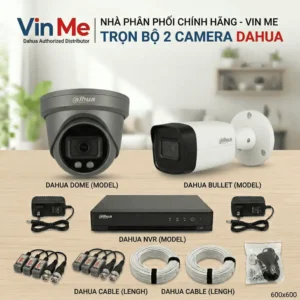 Trọn bộ 2 camera dahua giá rẻ
