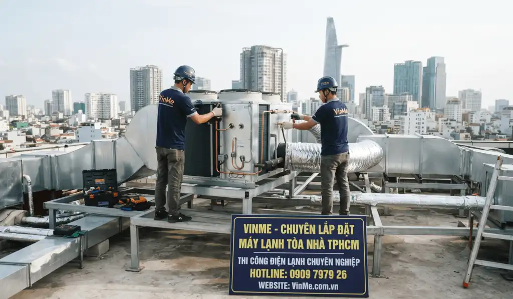 chuyên lắp đặt máy lạnh giá rẻ cho tòa nhà văn phòng tại tphcm