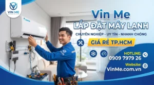 Dịch vụ lắp đặt máy lạnh giá rẻ tphcm
