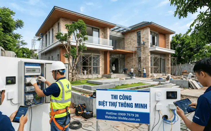 công ty thi công nhà thông minh cho biệt thự chuyên nghiệp