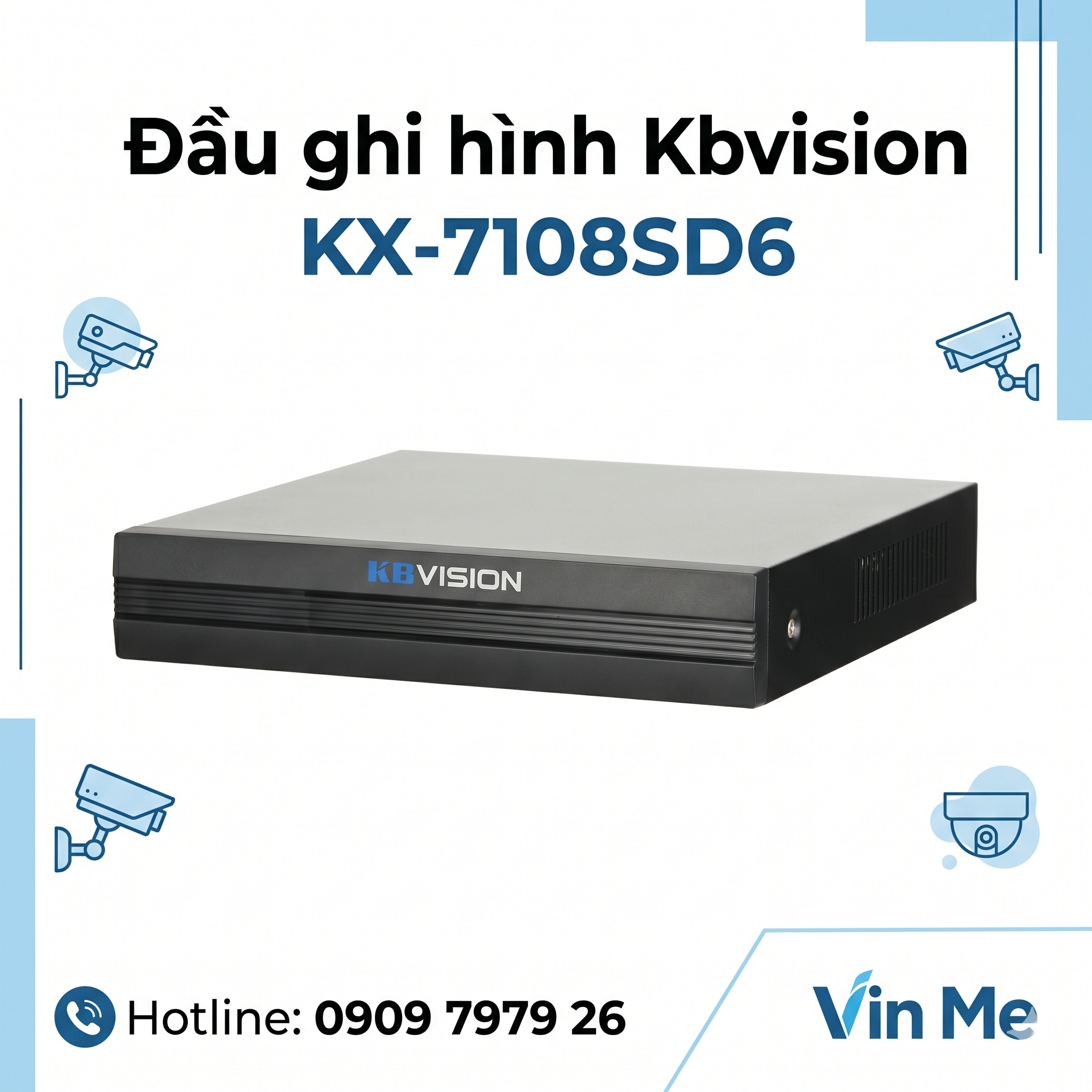 Đầu ghi hình kbvision KX-7108SD6