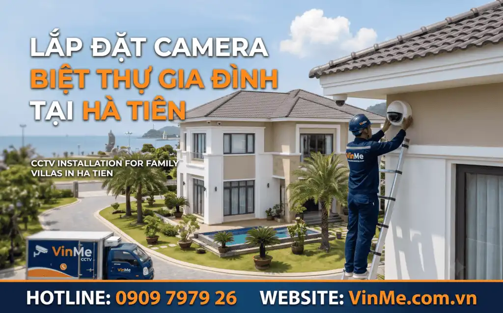 lắp đặt camera biệt thự gia đình tại hà tiên giá rẻ
