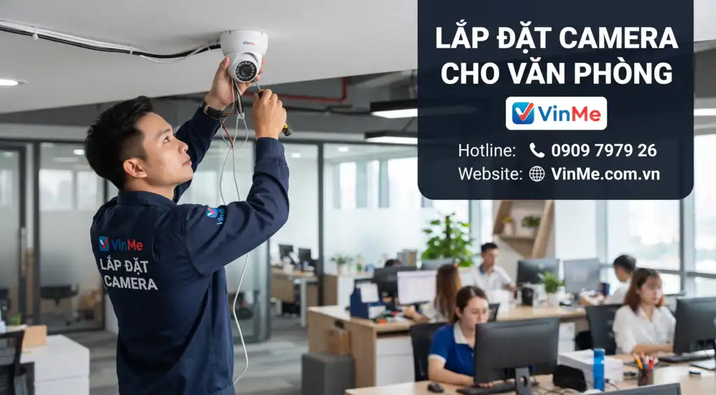 Lắp đặt camera cho văn phòng giá rẻ