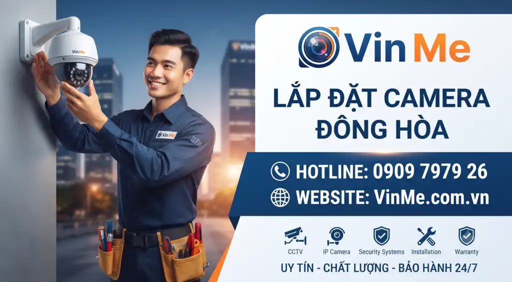 công ty lắp đặt camera đông hòa uy tín