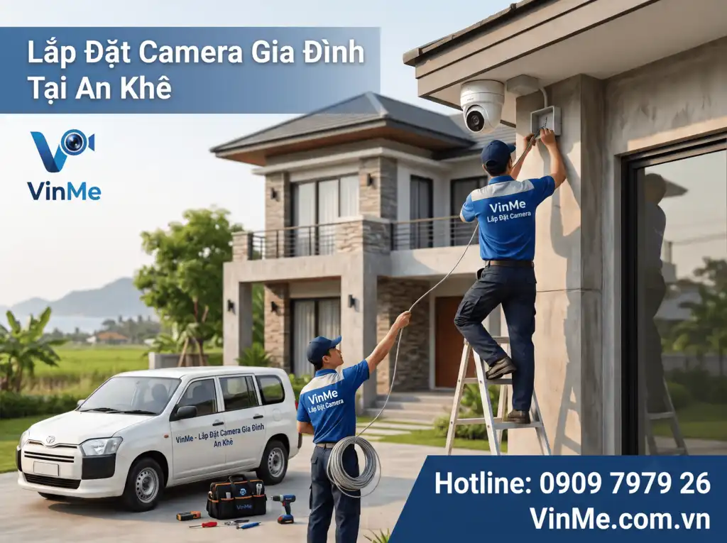 lắp đặt camera gia đình an khê giá rẻ