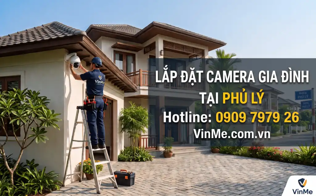 lắp đặt camera gia đình phủ lý giá rẻ