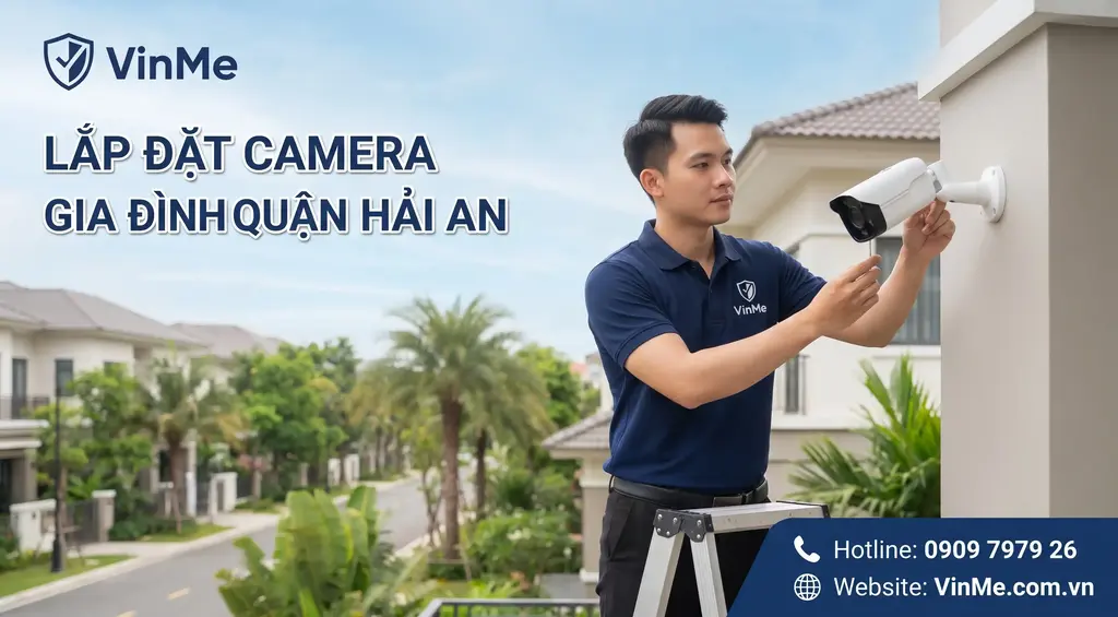 lắp đặt camera gia đình quận Hải An giá rẻ