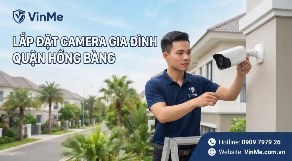 Lắp đặt camera gia đình quận hồng bàng giá rẻ