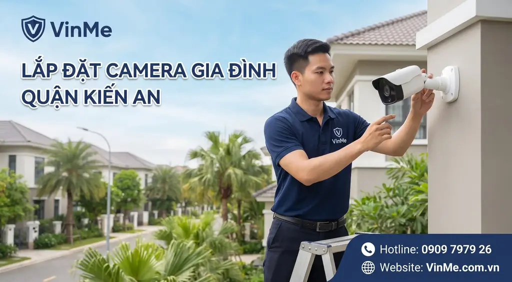 lắp đặt camera gia đình quận Kiến An giá rẻ