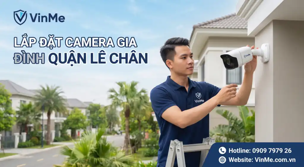 lắp đặt camera gia đình quận lê chân giá rẻ
