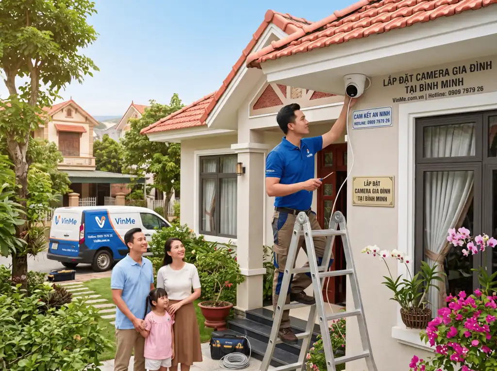 lắp đặt camera gia đình tại Bình Minh giá rẻ