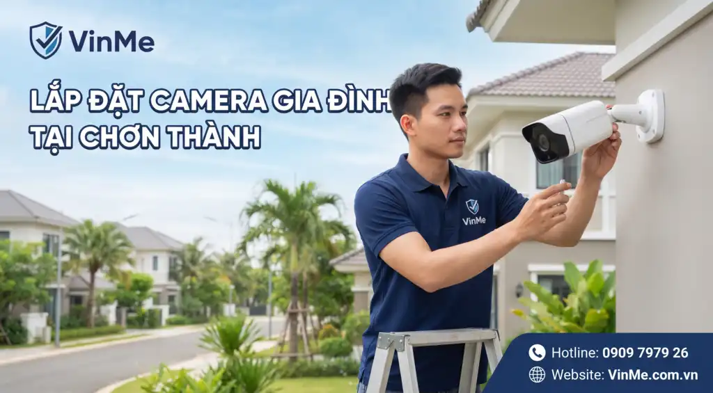 lắp đặt camera gia đình tại chơn thành giá rẻ