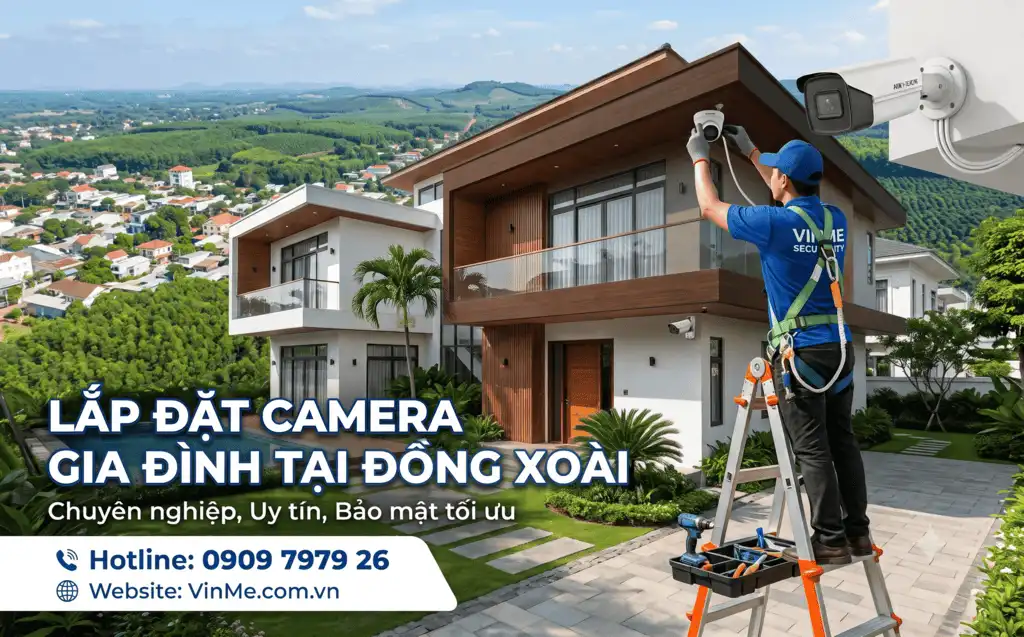lắp đặt camera gia đình tại đồng xoài giá rẻ nhất