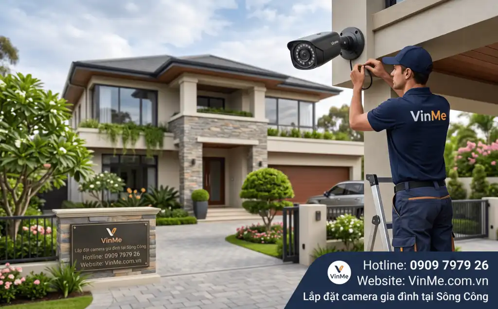 lắp đặt camera gia đình tại sông công giá rẻ nhất