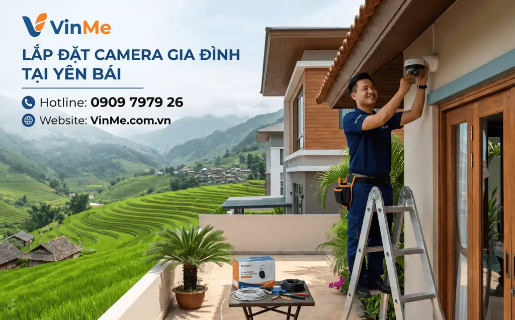 lắp đặt camera gia đình tại yên bái giá rẻ