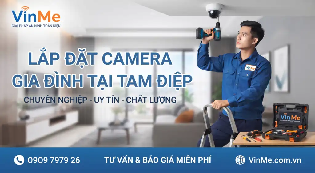 lắp đặt camera gia đình tam điệp giá rẻ
