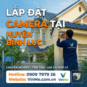 Lắp đặt camera huyện Bình Lục giá rẻ