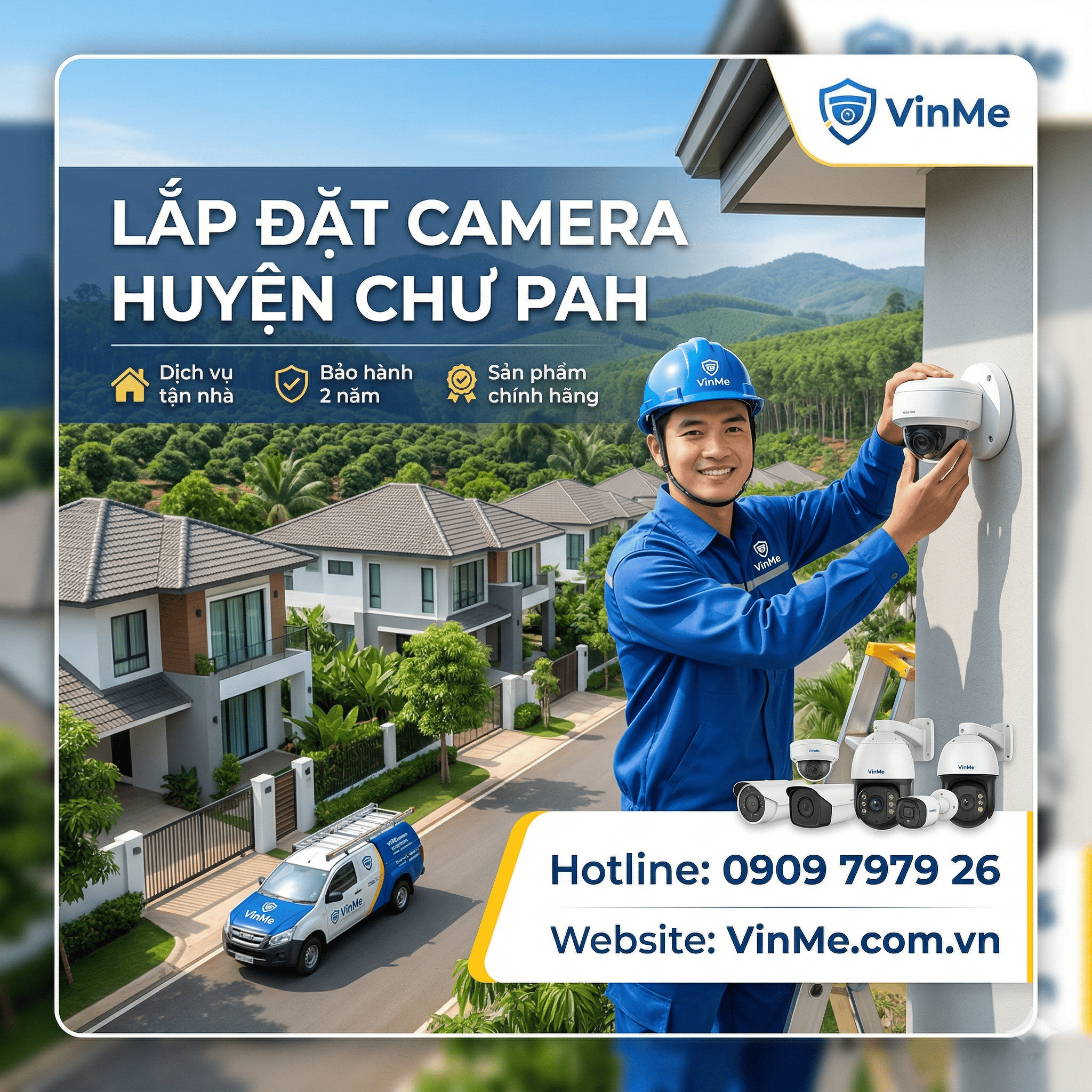 Lắp đặt camera huyện Chư Pah giá rẻ