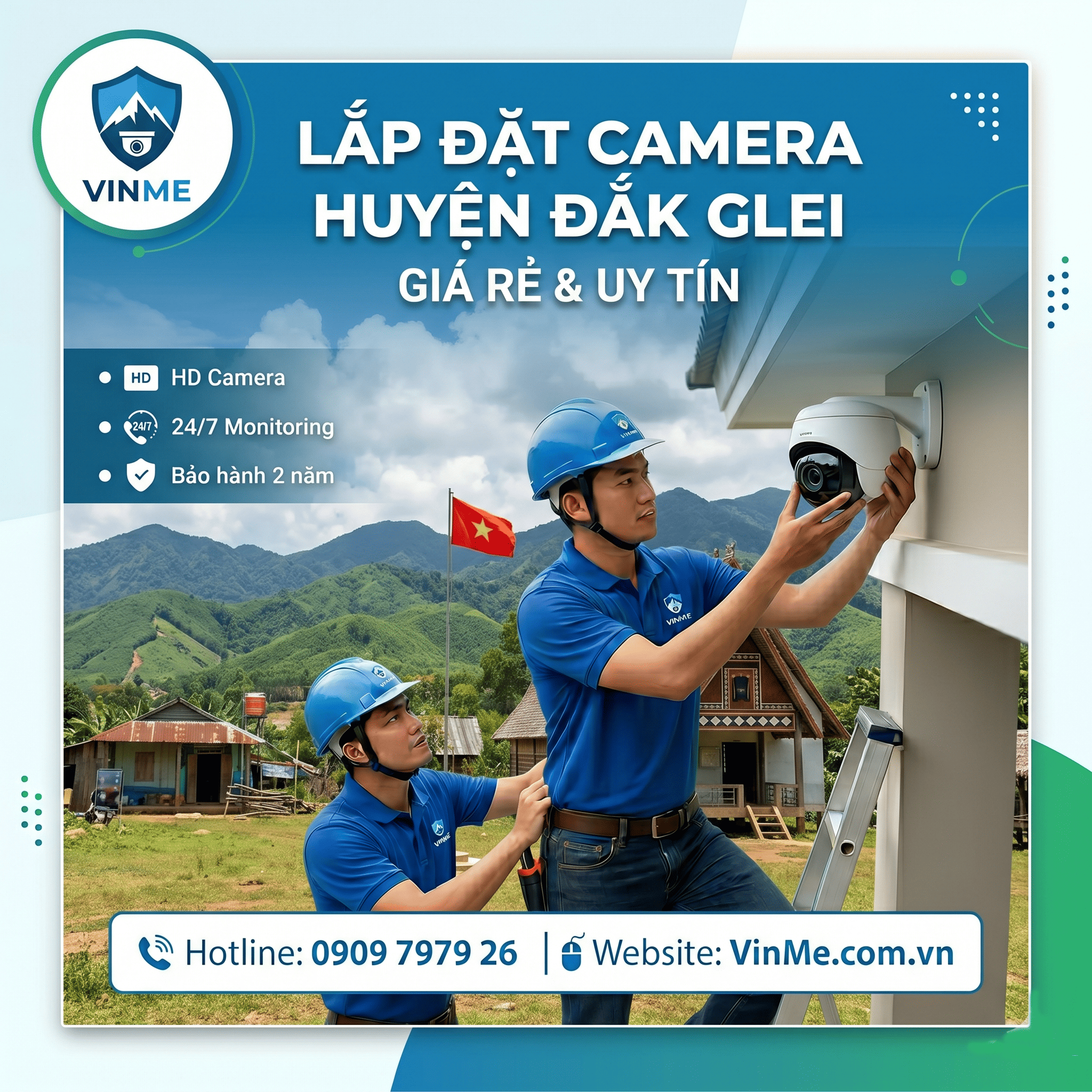 Lắp đặt camera huyện Đắk Glei uy tín