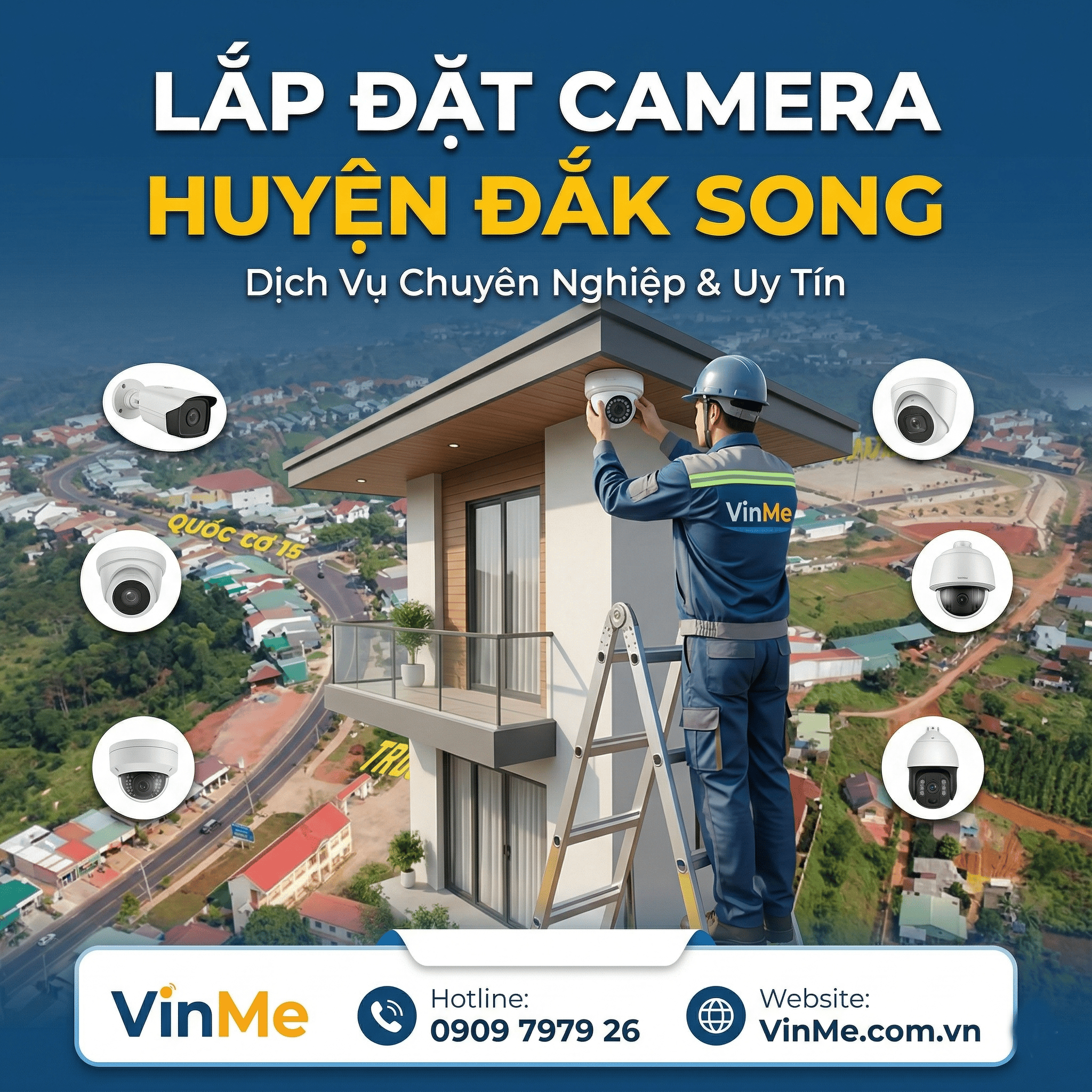 lắp đặt camera huyện Đắk Song giá rẻ