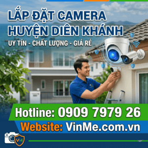 Lắp đặt camera huyện Diên khánh giá rẻ