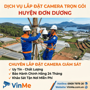 Công ty lắp đặt camera huyện Đơn Dương uy tín