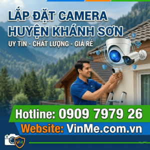 Dịch vụ lắp đặt camera huyện khánh sơn giá rẻ