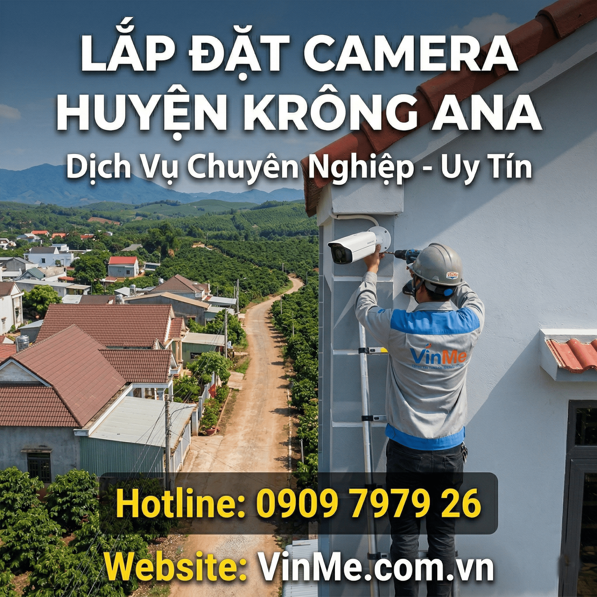 Lắp đặt camera huyện Krông Ana giá rẻ