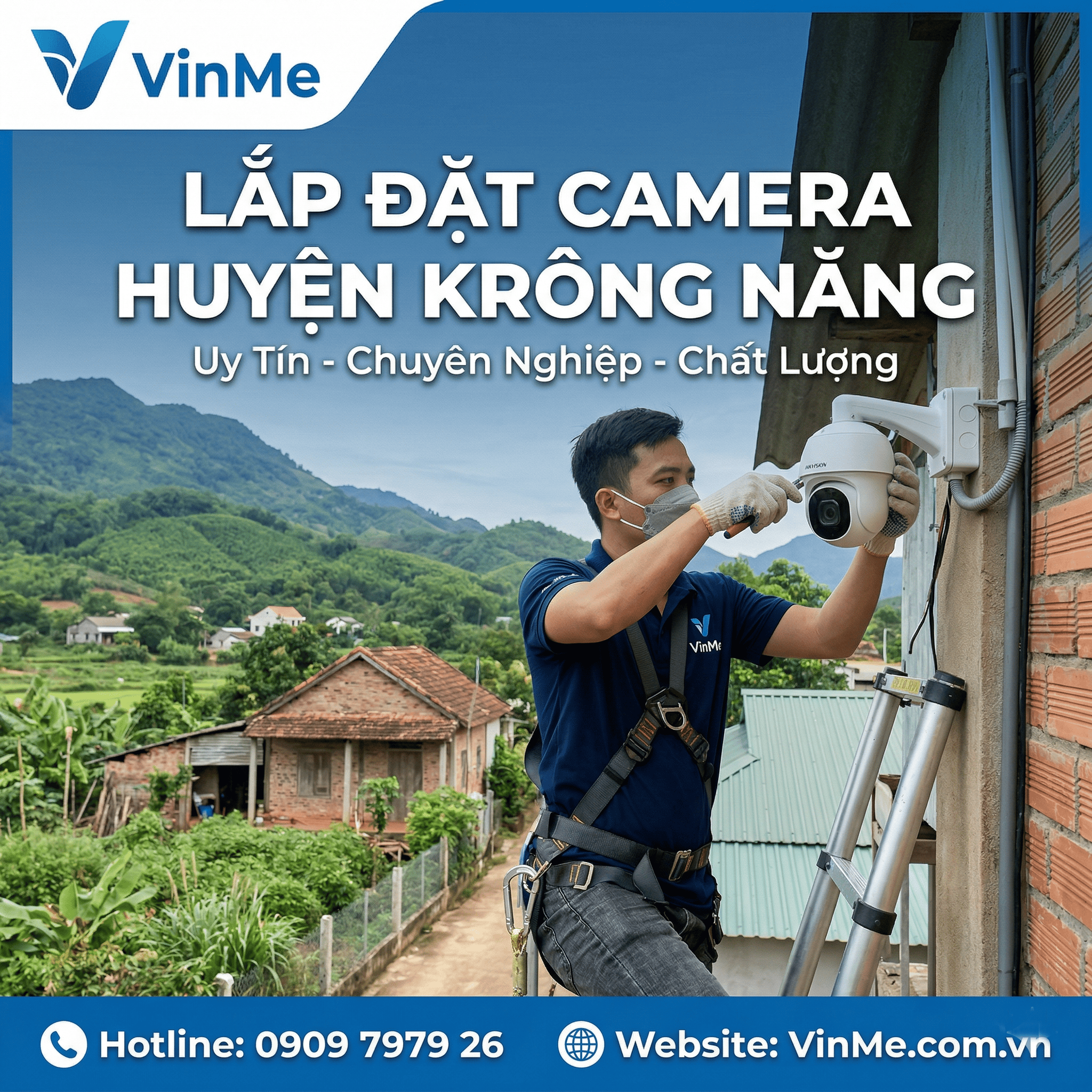 Dịch vụ lắp đặt camera huyện Krông Năng uy tín