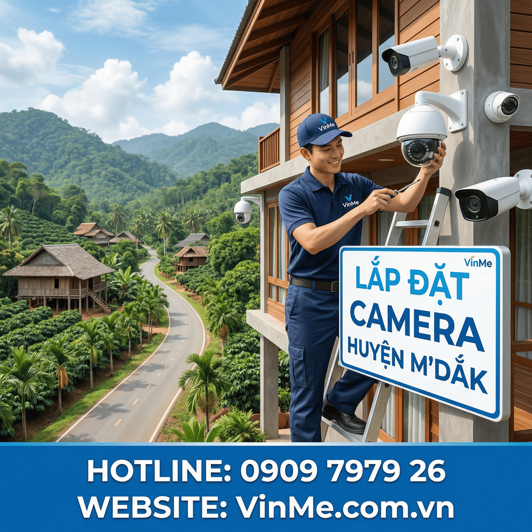 Công ty lắp đặt camera huyện M'Dắk uy tín