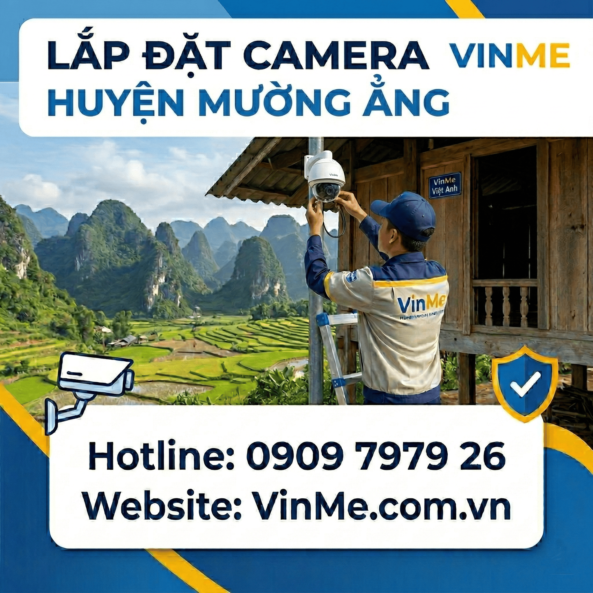 Lắp đặt camera huyện Mường Ẳng giá rẻ