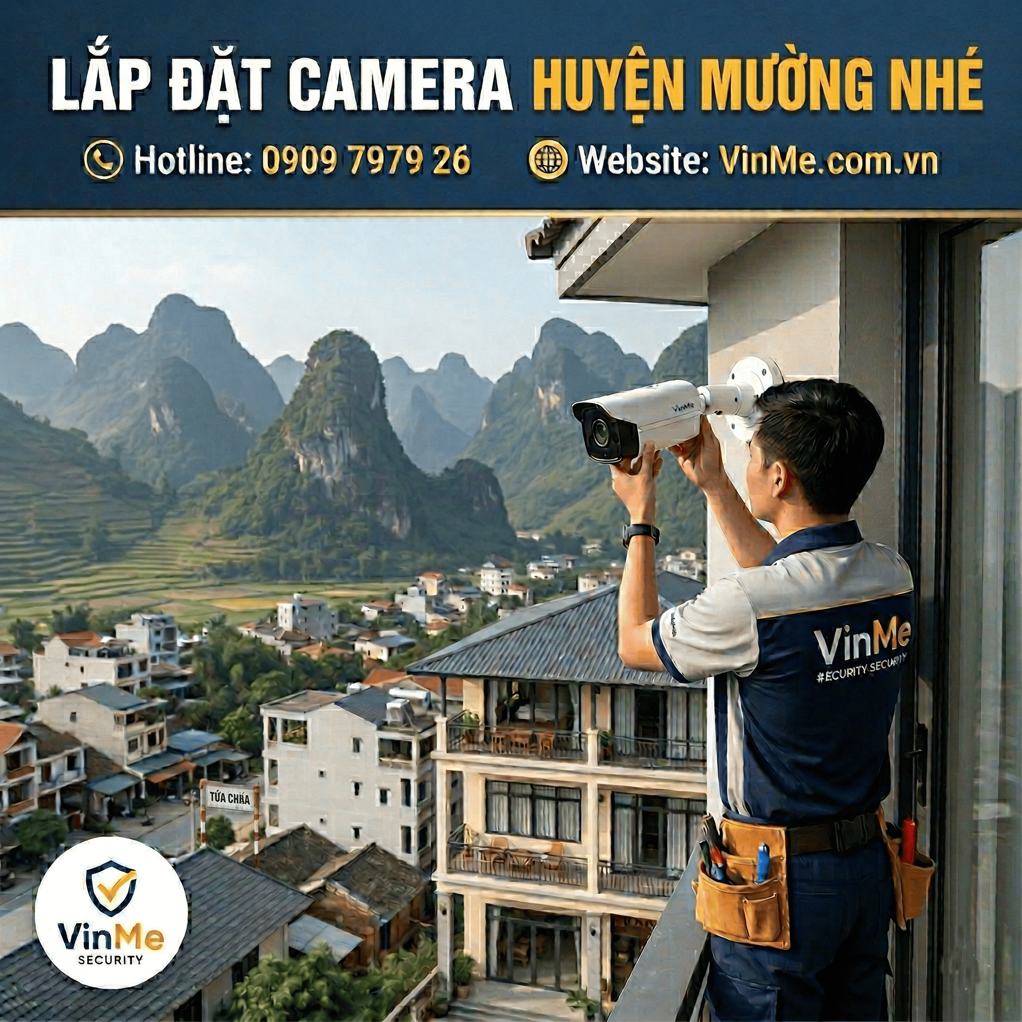 Công ty lắp đặt camera huyện Mường Nhé uy tín