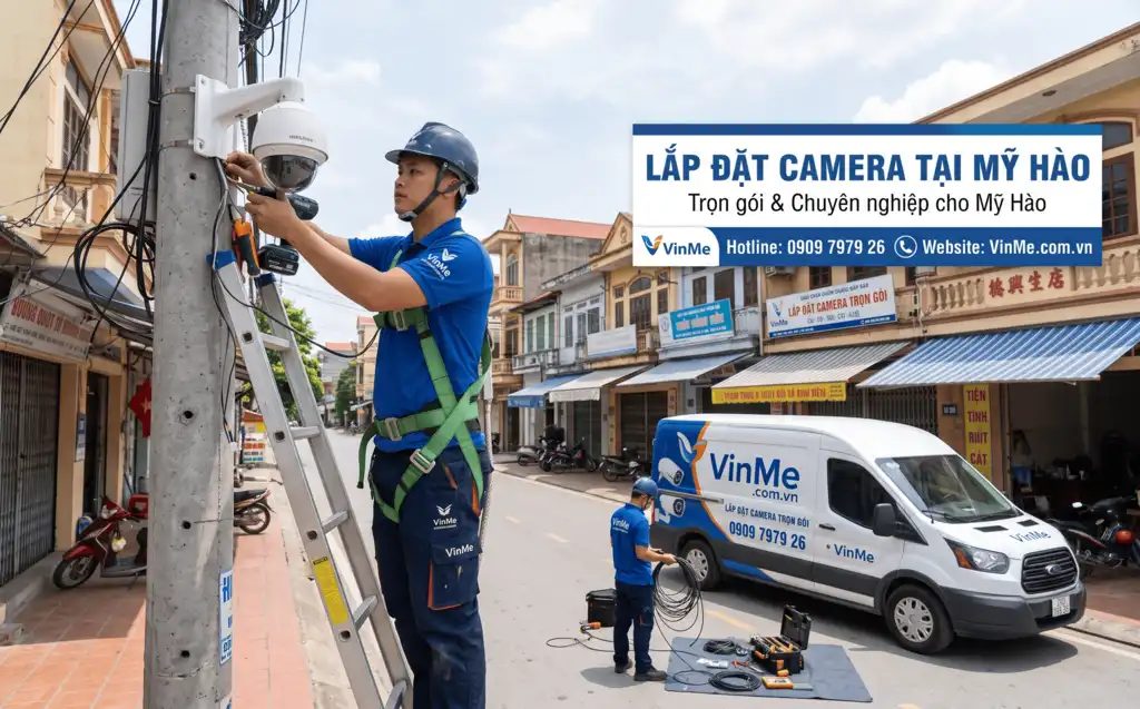 Công ty lắp đặt camera huyện Mỹ Hào uy tín