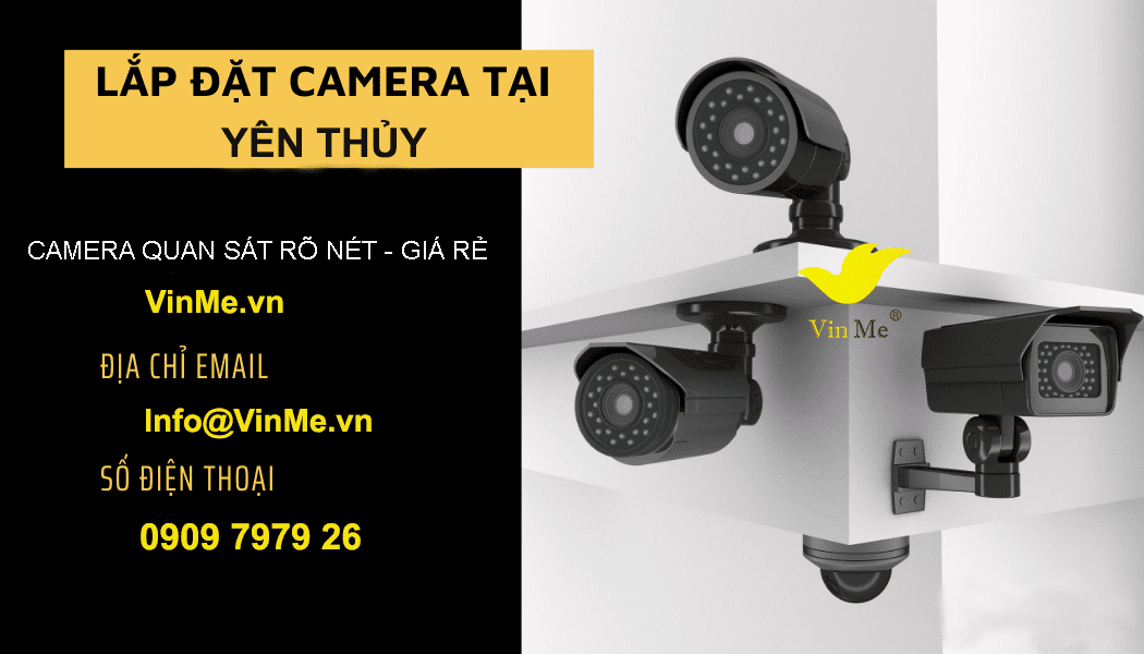 Lắp đặt Camera huyện Yên Thủy