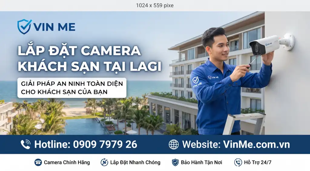 lắp đặt camera khách sạn Lagi chuyên nghiệp