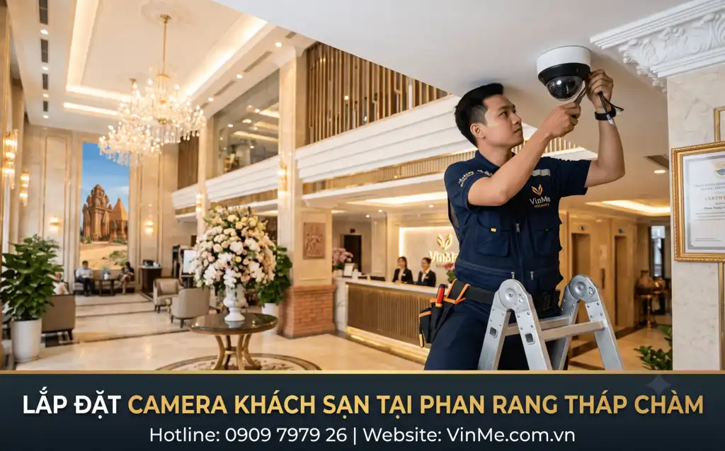 chuyên lắp đặt camera khách sạn Phan Rang Tháp Chàm