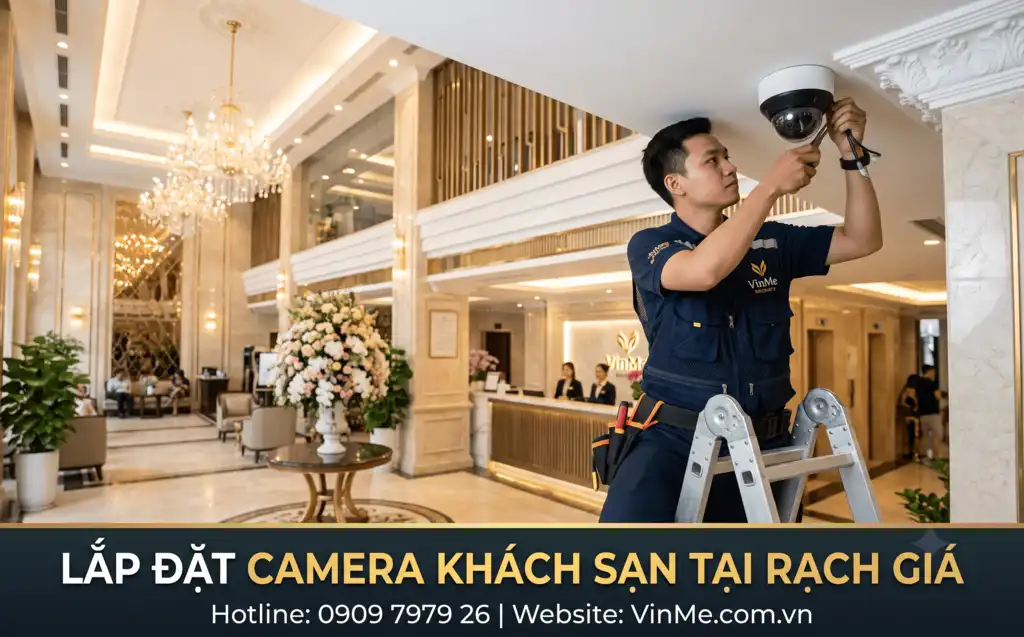 lắp đặt camera khách sạn rạch giá chuyên nghiệp