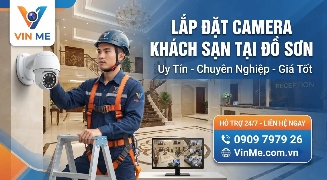 chuyên lắp đặt camera khách sạn tại Đồ Sơn