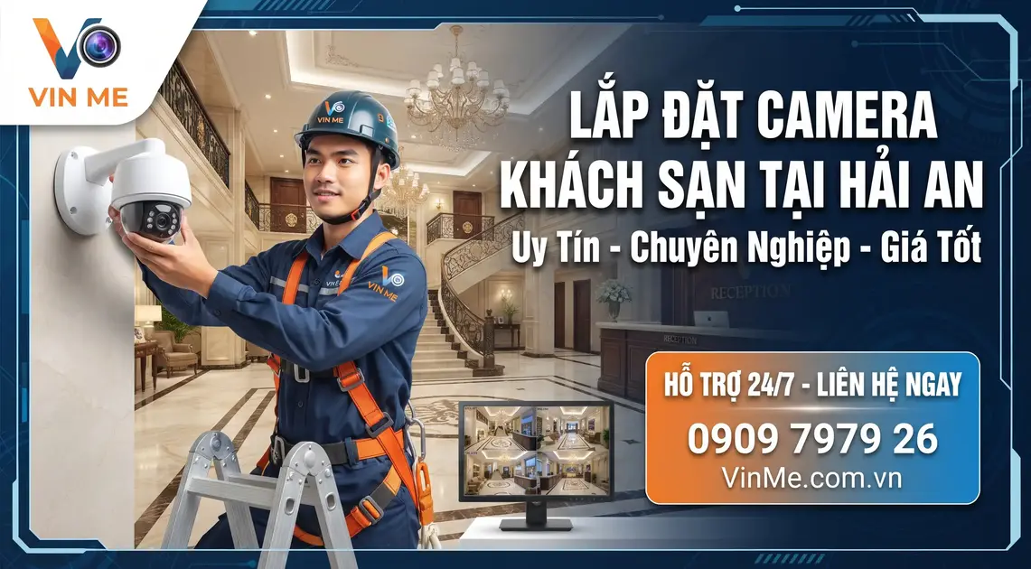 lắp đặt camera khách sạn tại Hải An chuyên nghiệp